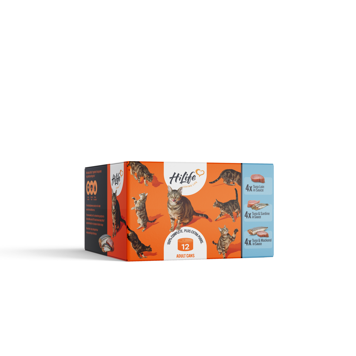 It's Only Natural Cat Lux Fish Selection 12x70g