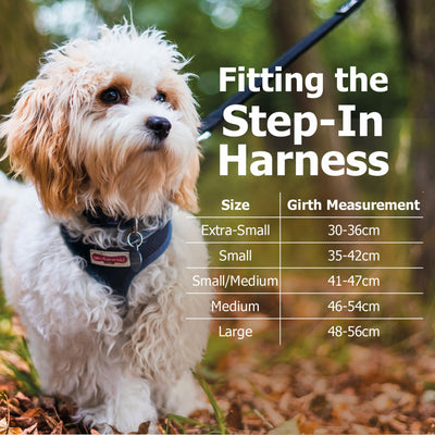 Viva Nylon Step In Comfort Mesh Harness Red Xsmall