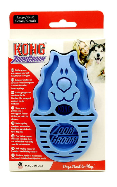 KONG Zoom Groom Dog Boysenberry