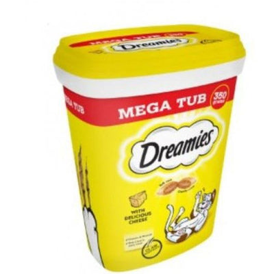 DREAMIES Cat Treat Biscuits with Cheese Bulk Mega Tub 350g