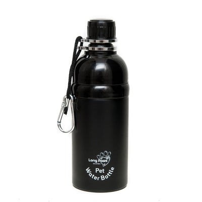 Lick 'n Flow Pet Water Bottle Black 500ml