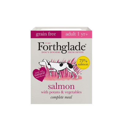 Forthglade Adult GF Comp Salmon Potato & Veg 395g