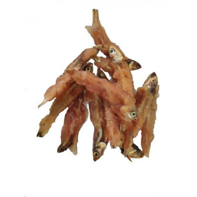 Elkwood 100% Chicken Wrapped Sprats Fish