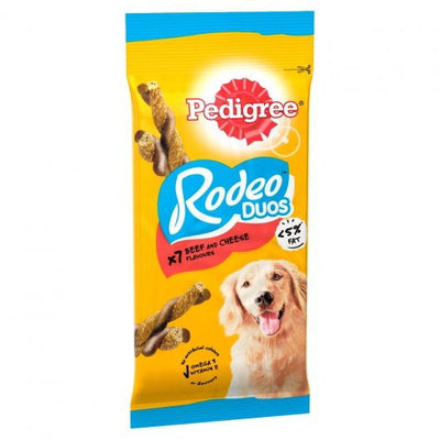 PEDIGREE Rodeo Duos Adult Dog Treats Beef & Cheese 7 Chews 123g