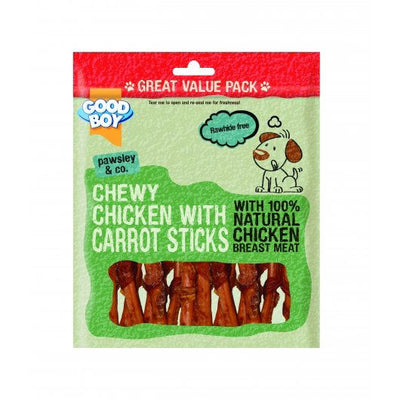 Pawsley & Co Chewy Chicken With Carrot Sticks 320g