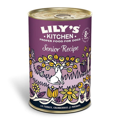 Lily's Kitchen Wet Dog Tin Senior Recipe 400g