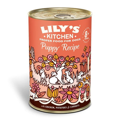 Lily's Kitchen Wet Dog Tin Puppy Recipe Chicken 400g