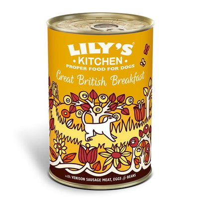 Lily's Kitchen Wet Dog Tin Great British Breakfast 400g