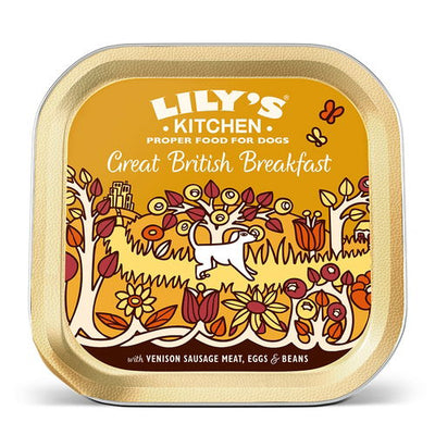 Lily's Kitchen Wet Dog Tray Great British Breakfast 150g