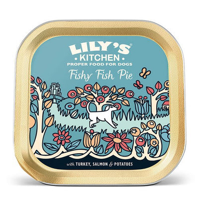 Lily's Kitchen Wet Dog Tray Fishy Fish Pie 150g