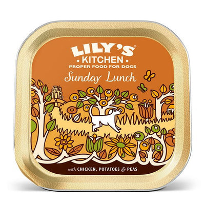 Lily's Kitchen Wet Dog Tray Sunday Lunch 150g