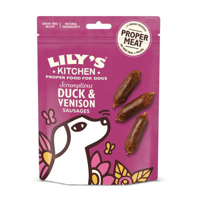 Lily's Kitchen Dog Scrumptious Duck & Venison Sausages 70g