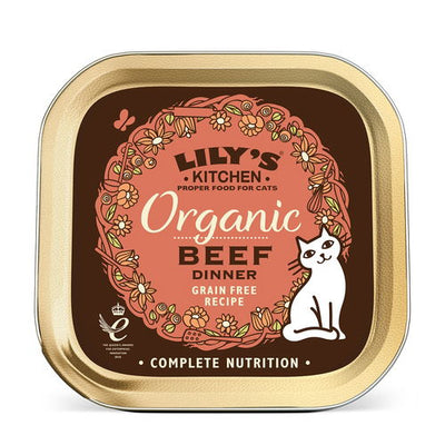 Lily's Kitchen Cat Adult Organic Beef Paté 85g