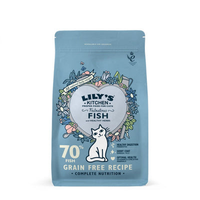 Lily's Kitchen Cat Fisherman's Feast White Fish with Salmon Dry Food 800g