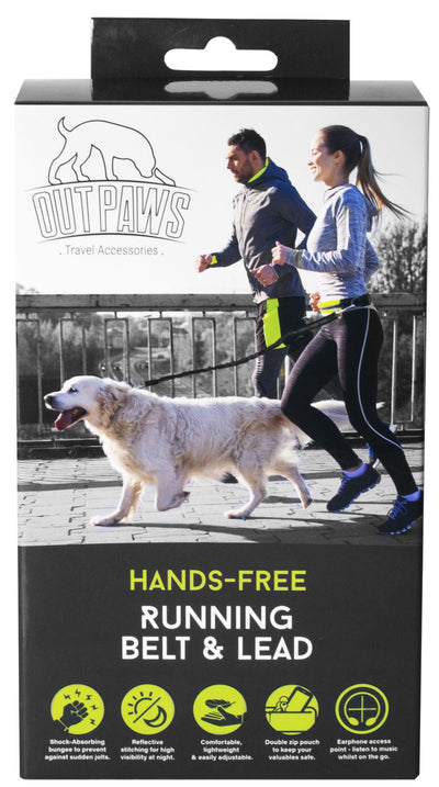 Outpaws Running Belt & Lead