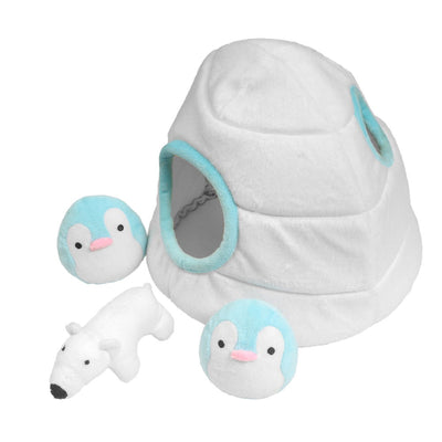 Pet Brands Festive Igloo House Hide And Seek Toy