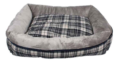 Dream Paws Check Pet Sofa Bed Small L50 X W40 X H14cm