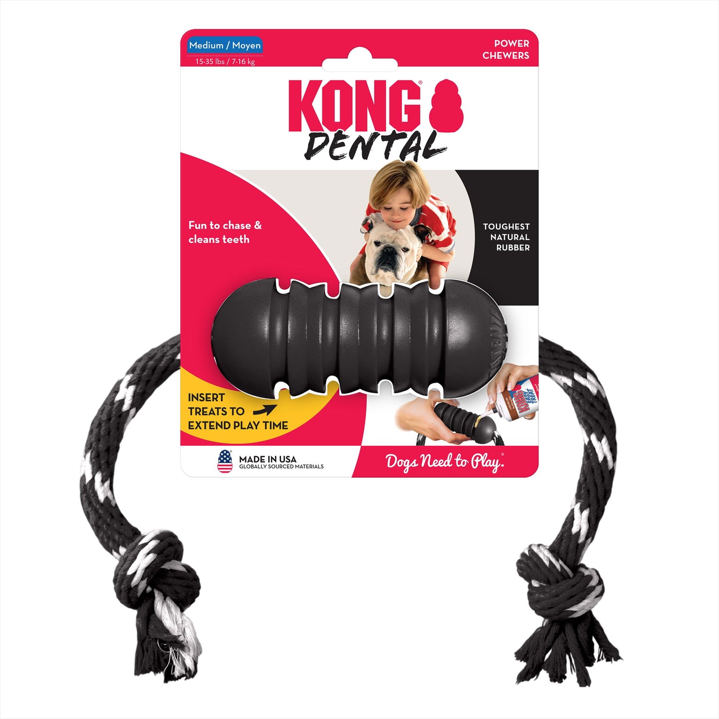 KONG Extreme Dental With Rope Medium