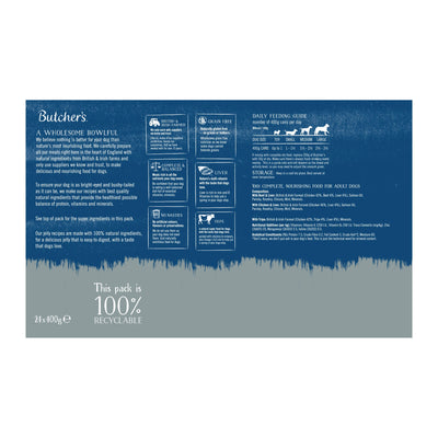 Butcher's Variety Recipes Dog Food Cans 24x400g