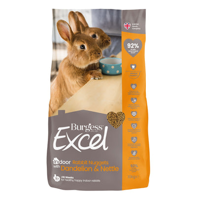 Burgess Excel Indoor Rabbit Nuggets 10kg