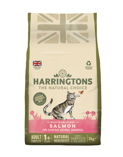 Harringtons Cat Dry Adult Salmon 2kg