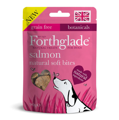Forthglade Hand Baked GF Treats Salmon With Botanicals 90g