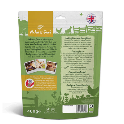 Natures Grub Poultry Boost Pelleted Herbal Tonic 400g