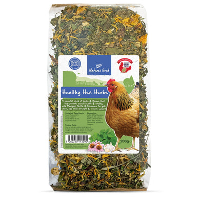 Natures Grub Healthy Hen Herbs And Flowers 200g