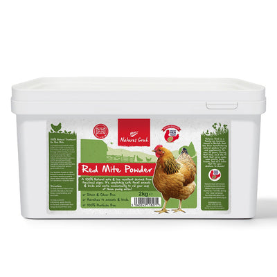 Natures Grub Red Mite Powder (diatomaceous Earth) 2kg