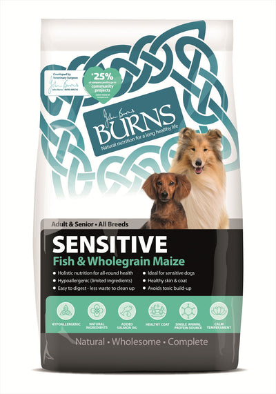 Burns Sensitive Fish & Wholegrain Maize 6kg