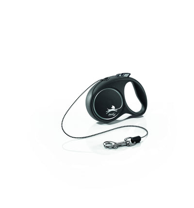 Flexi Black Design Cord Xs Black 3m 1-8kg