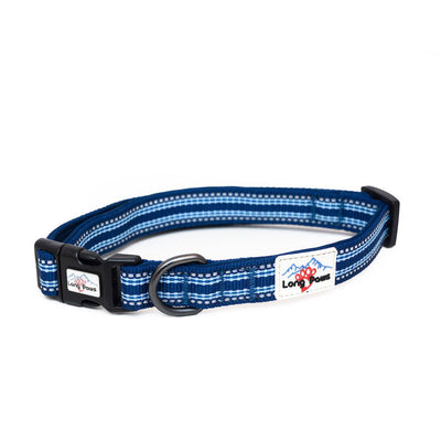 Long Paws Comfort Collection Collar Blue Medium 34-52cm