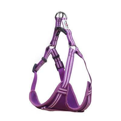 Long Paws Comfort Collection Harness Purple Medium 42-65cm