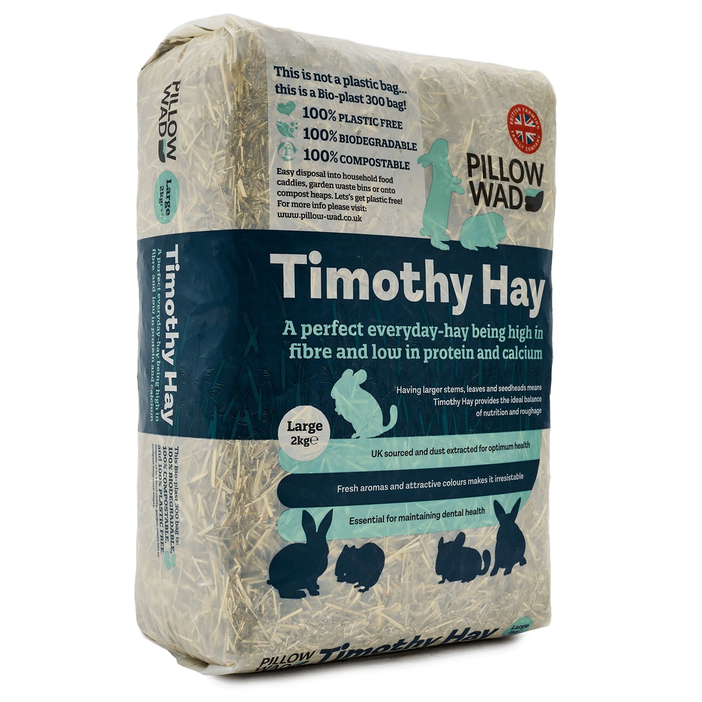 Pillow Wad Large Bio Timothy Hay 2kg