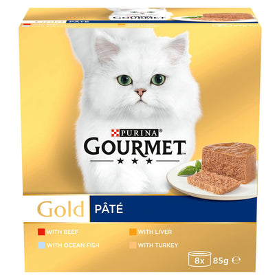 Gourmet Gold Mousse Fish Selection 8x85g