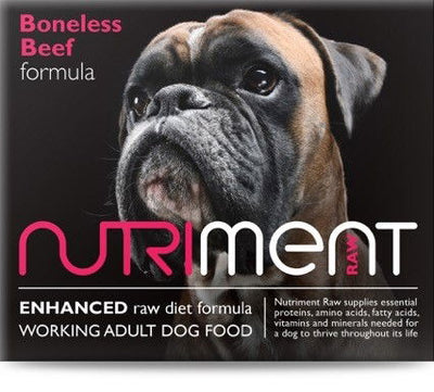 Nutriment Adult Working Dog Boneless Beef Formula 500g