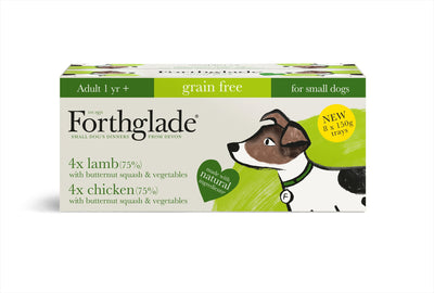 Forthglade Small Dog Adult Grain Free Chicken &Lamb 8x150g