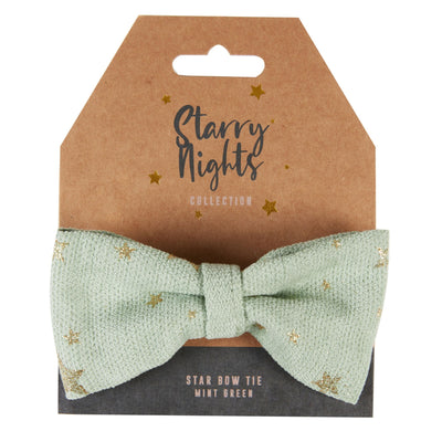 Pet Brands Starry Nights Bow Tie - Mint