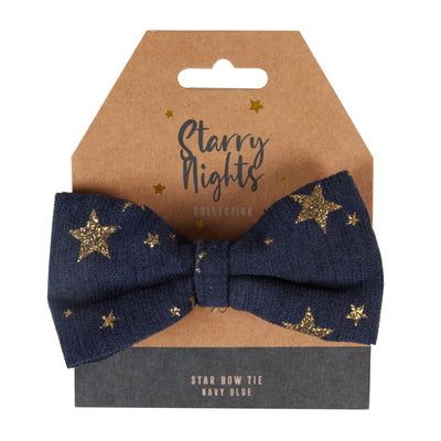 Pet Brands Starry Nights Bow Tie - Navy