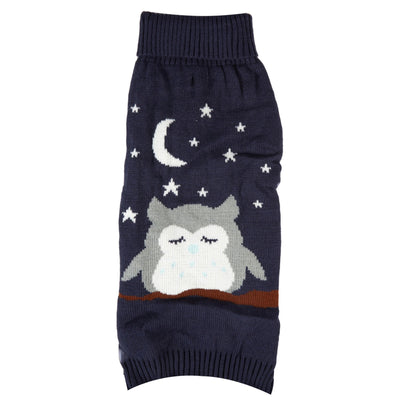 Pet Brands Starry Nights Owl Print Jumper M/l