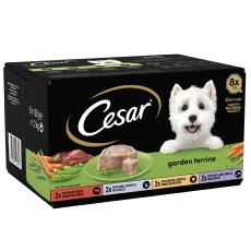CESAR Garden Terrine Dog Food Tray Mixed in Loaf 8 x 150g