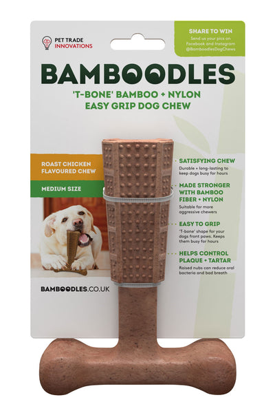 Bamboodles T-bone Chicken Flavour Medium 6"