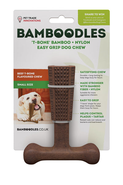 Bamboodles T-bone Beef Flavour Small 4"