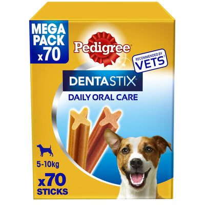 PEDIGREE DENTASTIX Daily Adult Small Dog Treats 70 x Dental Sticks 1.1kg