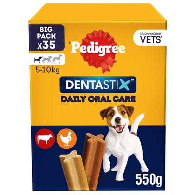PEDIGREE DENTASTIX Daily Dental Chews Small Dog Treat 35 Sticks