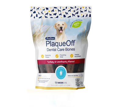 Proden Plaqueoff Dental Bones Turkey & Cranberry 485g