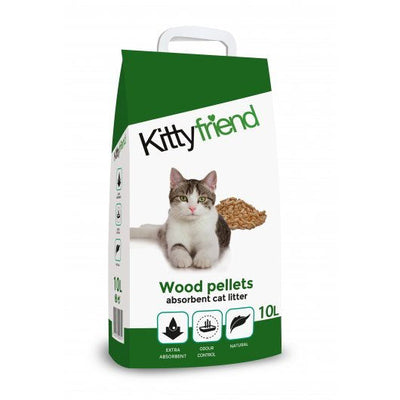 Kittyfriend Wood Cat Litter 10ltr