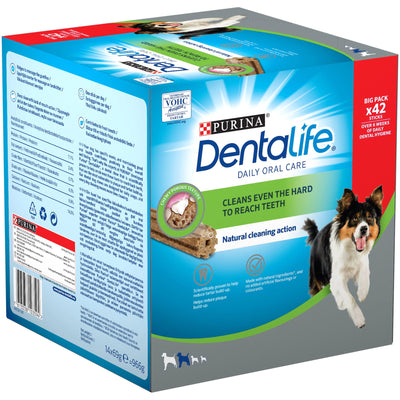 Dentalife Dental Chews Big Pack Medium Dog 42stk (14x69g)