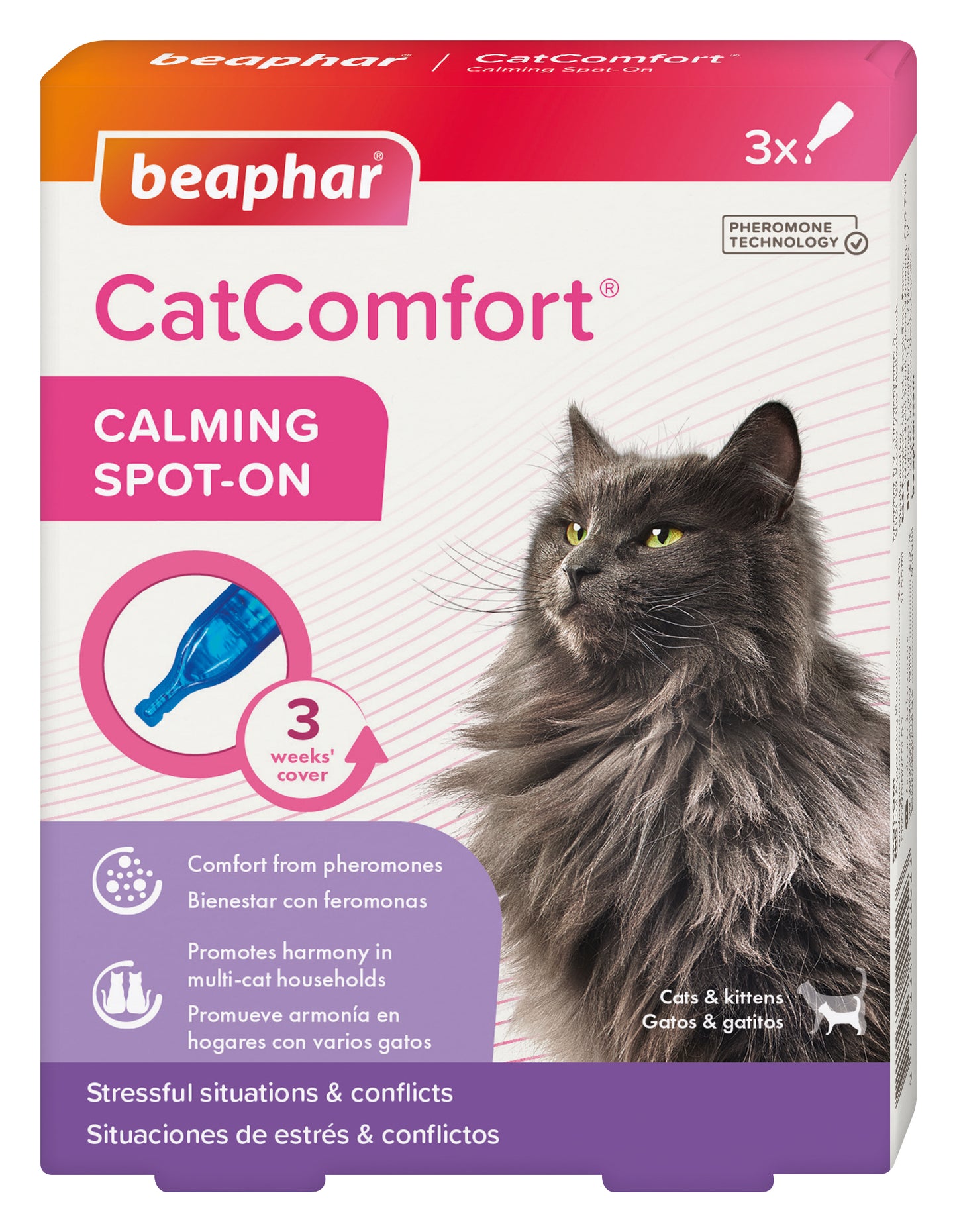 Beaphar Catcomfort Calming Spot On 3 Pipettes