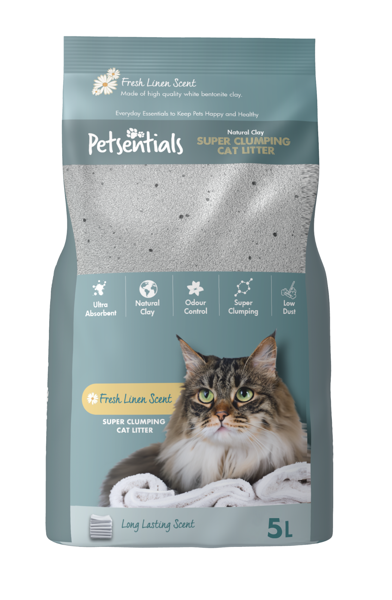 Petsentials Scented Super Clumping Cat Litter 5ltr